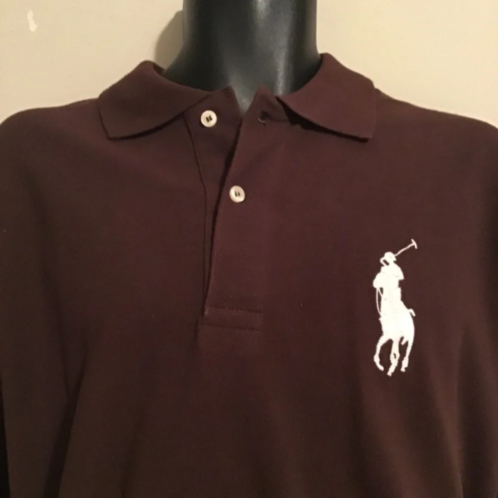 🔥🔥polo Ralph Lauren size XXL mint condition, brown  polo - Picture 3 of 4